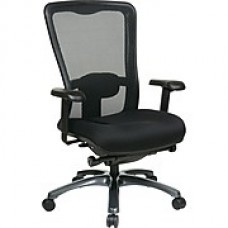 Office Star Fabric Executive Office Chair, Adjustable Arms, Black (97720-30)