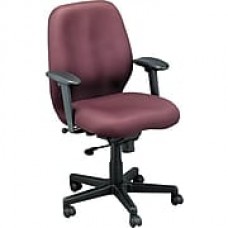 Raynor Aviator Fabric Computer and Desk Office Chair, Adjustable Arms, Burgundy (FM550-BUR)