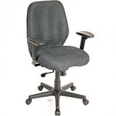 Raynor Aviator Fabric Computer and Desk Office Chair, Adjustable Arms, Charcoal (FM5505-CH)