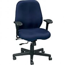 Raynor Aviator Fabric Computer and Desk Office Chair, Adjustable Arms, Black (FM5505-BLK)