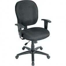 Eurotech Racer Fabric Computer and Desk Office Chair, Adjustable Arms, Charcoal (FT4547-CH)