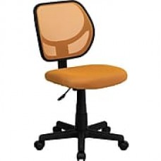 Flash Furniture Furniture Mesh Computer and Desk Office Chair, Orange, Armless Arm (WA3074OR)