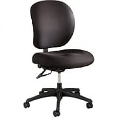 Safco Alday Fabric Computer and Desk Office Chair, Adjustable Arms, Black (XX3391BL)