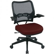 Office Star SPACE Fabric Computer and Desk Office Chair, Fixed Arms, Burgundy (13-7N1P3-227)