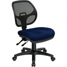 Office Star Proline II Fabric Computer and Desk Office Chair, Armless, Navy (2902-225)