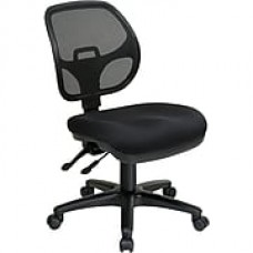 Office Star Proline II Fabric Computer and Desk Office Chair, Armless, Black (2902-231)