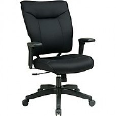 Office Star SPACE Mesh Executive Office Chair, Adjustable Arms, Black (37-33N1A7U)