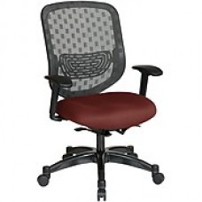 Office Star SPACE Fabric Executive Office Chair, Fixed Arms, Burgundy (829-R2C728P-227)