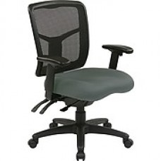 Office Star Proline II Fabric Managers Office Chair, Adjustable Arms, Gray (92343-226)