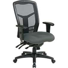 Office Star Proline II Fabric Managers Office Chair, Adjustable Arms, Black (92892-226)