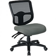 Office Star Proline II Fabric Computer and Desk Office Chair, Armless, Gray (98341-226)