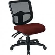 Office Star Proline II Fabric Computer and Desk Office Chair, Armless, Burgundy (98341-227)