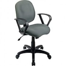 Office Star Fabric Computer and Desk Office Chair, Fixed Arms, Fixed Arm (SC59-226)