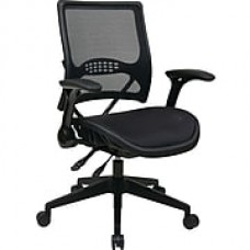 Office Star Mesh Managers Office Chair, Adjustable Arms, Black (67-77N9G5)