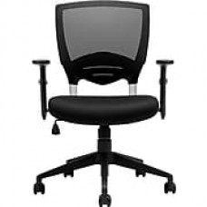 Global Offices to Go Fabric Managers Office Chair, Adjustable Arms, Black (OTG11960B)