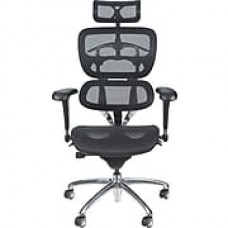 Balt Mesh Executive Office Chair, Adjustable Arms, Black (34729)