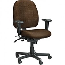 Eurotech Seating Fabric Computer and Desk Office Chair, Tangent Roulette, Adjustable Arm (49802A TAN-ROUL)