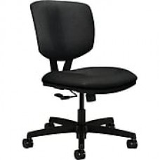 basyx by HON Volt Fabric Computer and Desk Office Chair, Armless, Iron (HON5721HBK19T)