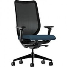 basyx by HON Nucleus Fabric Executive Office Chair, Adjustable Arms, Cerulean (HONN103CU90)