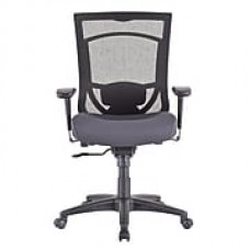 Tempur-Pedic TP7000 Mesh Computer and Desk Office Chair, Fixed Arms, Agate Gray (TP7000-AGATE)