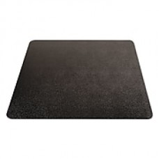 deflecto® EconoMat® Occassional Use Chair Mat for Commercial Low Pile Carpeting, 46" X 60", Carpets, Black (CM11442FBLK)