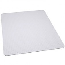 Flash Furniture 53''x43'' Vinyl Chair Mat for Carpet, Rectangular (MAT121712)