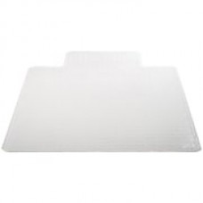 Deflecto Chair 48''x36'' Vinyl Chair Mat for Carpet, Rectangular w/Lip (DEFCM14113COM)