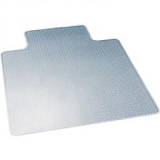 deflect-o® DuraMat® 53" x 45" Chair Mat For Low Pile Carpeting, Clear