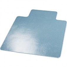 deflect-o® SuperMat™ Chair Mat For Medium Pile Carpet, Clear, 53"L x 45"W