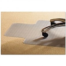 Mammoth Office Products 45"W x 53"L PVC Chair Mat for Standard Pile Carpet Rectangular with Lip (V4553LSP)