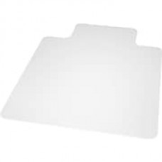 ES Robbins Robbins 53''x45'' Vinyl Chair Mat for Hard Floor, Rectangular w/Lip (ESR143012)