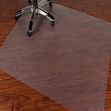 Mammoth Office Products PVC Chair Mat for Hard Floor Rectangular, 46"W x 60"L (V4660RHF)