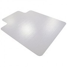 Mammoth Office Products PVC Chair Mat for Medium Pile Carpet Rectangular with Lip, 36"W x 48"L (V3648LMP)