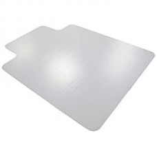 Mammoth Office Products PVC Chair Mat for Standard Pile Carpet Rectangular with Lip, 36"W x 48"L (V3648LSP)