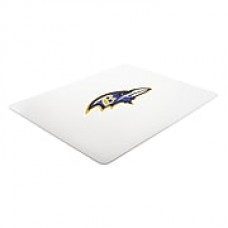 Deflecto Baltimore Ravens EconoMat® 45" x 53" Rectangle Low Pile Chair Mat (NFL11242BALCOM)