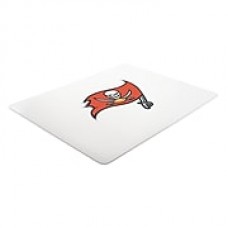 Deflecto Tampa Bay Buccaneers EconoMat® 45" x 53" Rectangle Low Pile Chair Mat (NFL11242TBCOM)