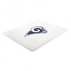 Deflecto Los Angeles Rams SuperMat 45" x 53" Rectangle Medium Pile Chair Mat (NFL14242LARCOM)