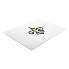 Deflecto New Orleans SuperMat 45" x 53" Rectangle Medium Pile Chair Mat (NFL14242NOCOM)