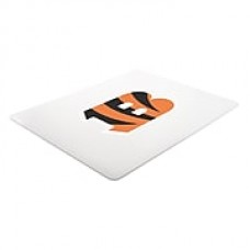 Deflecto Cincinnati Bengals SuperMat 46" x 60" Rectangle Medium Pile Chair Mat (NFL14442FCINCOM)