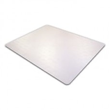 Cleartex Advantagemat PVC Rectangular Chair Mat for Low Pile Carpets 1/4" or less 48" x 60" (1115225EV)
