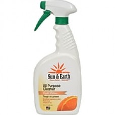 Sun and Earth All Purpose Cleaner - Citrus Power - 22 oz - Case of 6