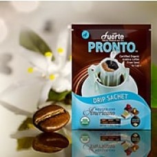 FUERTE® Pronto® Americano™ Drip Bag Organic Arabica Coffee, House Blend, Pack of 18 (PAH-92)