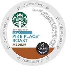 Starbucks® Pike's Place Decaf Coffee, Keurig® K-Cup® Pods, Medium Roast, Decaffeinated, 24/Box (9573)