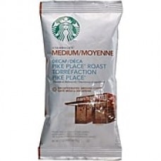 Starbucks Decaf Coffee, Pike Place Roast, 2.5 oz., 72/Box