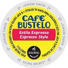 Café Bustelo® Espresso Regular Coffee, Keurig® K-Cup® Pods, Medium Roast Coffee, 24/Box (2668)