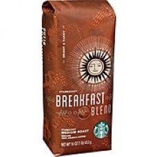 Starbucks® Breakfast Blend Ground Coffee, Regular, 1 lb. Bag