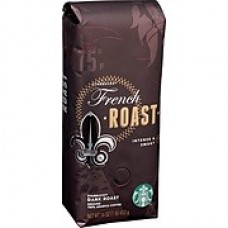 Starbucks® French Roast Ground Coffee, Regular, 1 lb. Bag