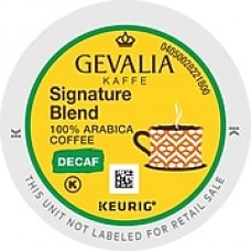 Gevalia Kaffe® Signature Blend Decaf Coffee, Keurig® K-Cup® Pods, Light Roast, Decaffeinated, 24/Box (4718)