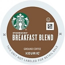 Starbucks® Breakfast Blend Coffee, Keurig® K-Cup® Pods, Light Roast, 24/Box (9736)