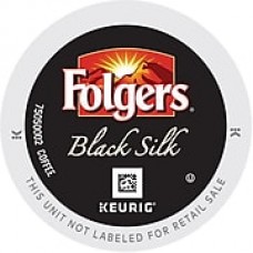 Folgers® Black Silk Coffee, Keurig® K-Cup® Pods, Dark Roast, 24/Box (6662)